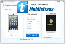 Wondershare MobileTrans Crack With Full Serial Key Free Download
