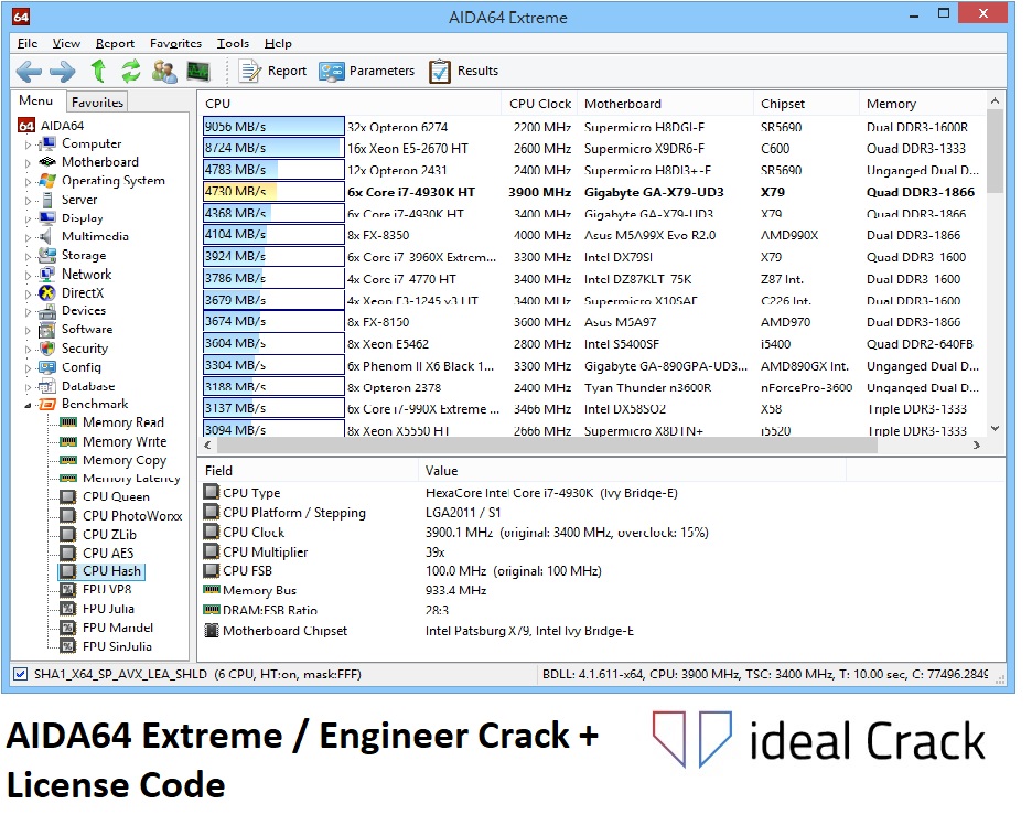AIDA64 Extreme Engineer Crack Download
