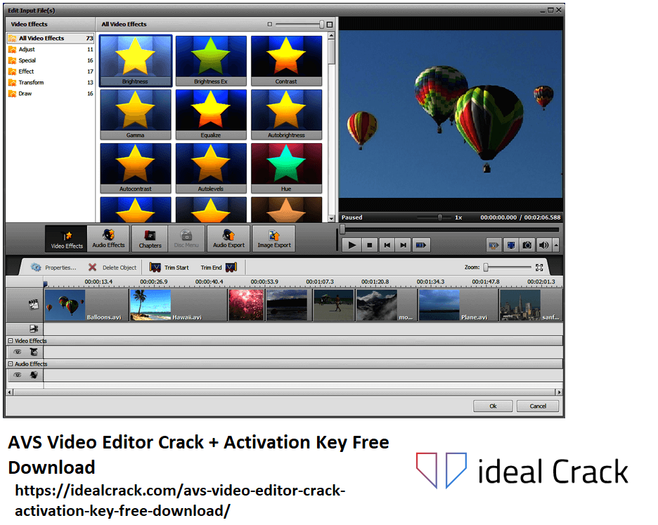 AVS Video Editor Crack Free Download