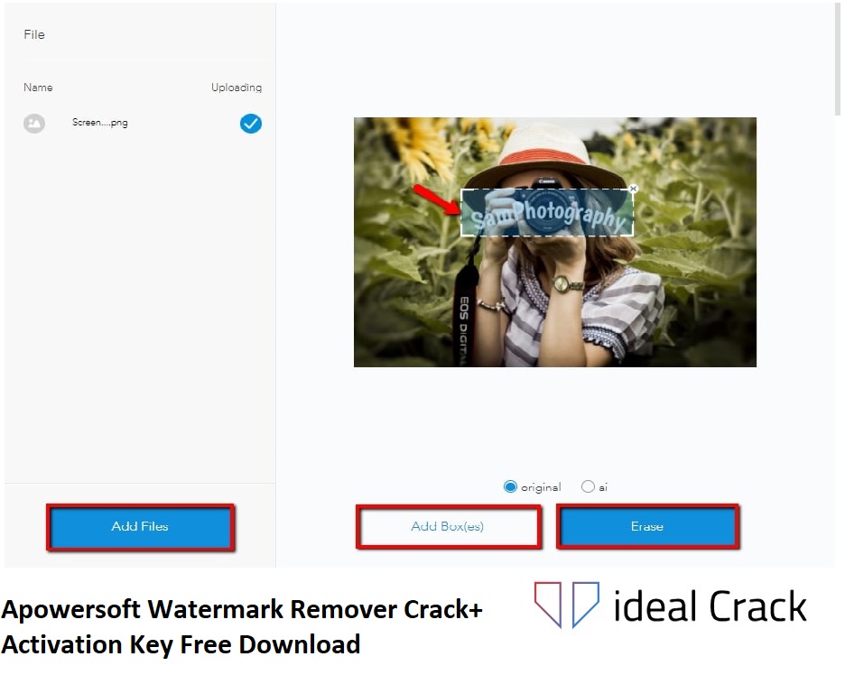 Apowersoft Watermark Remover Crack Download