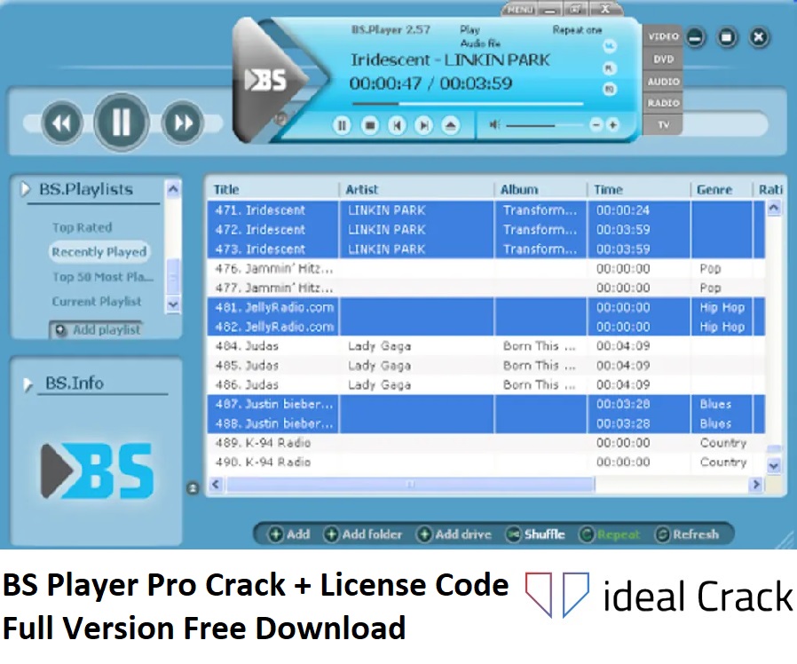 BS Player Pro Crack Download