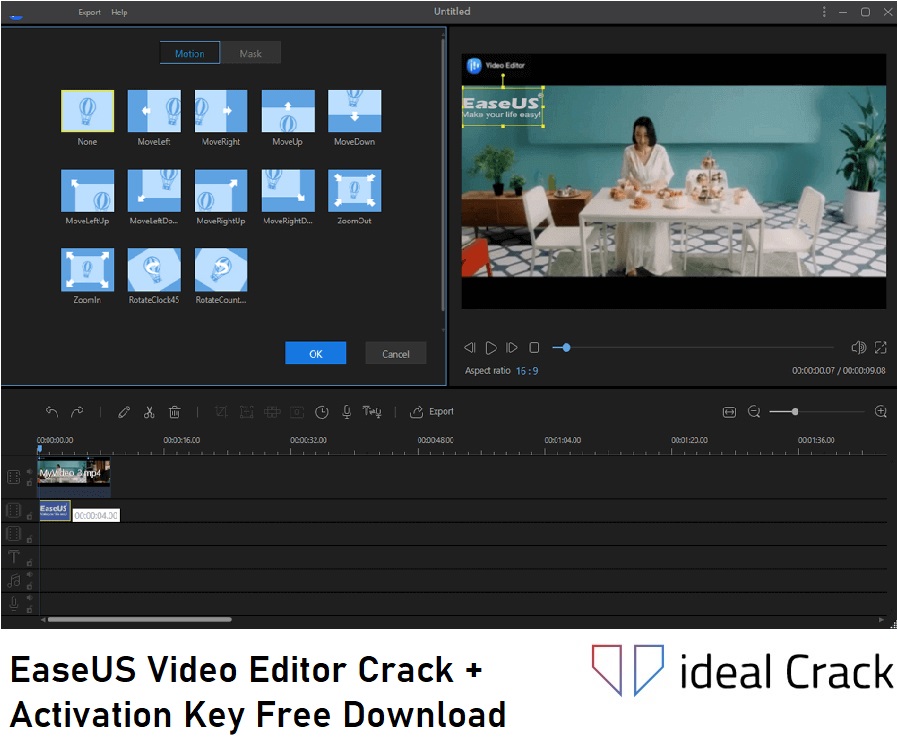 EaseUS Video Editor Crack Download