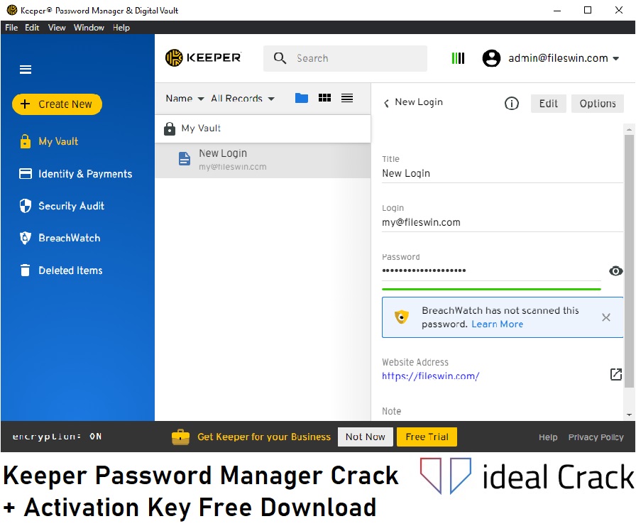 Keeper Password Manager Crack Download