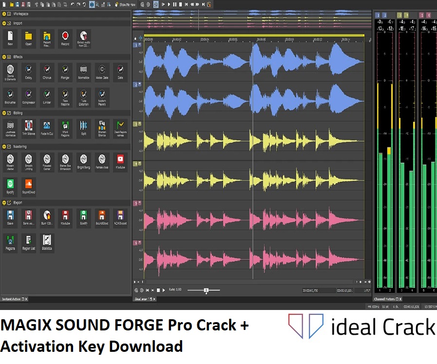 MAGIX SOUND FORGE Pro Crack Download
