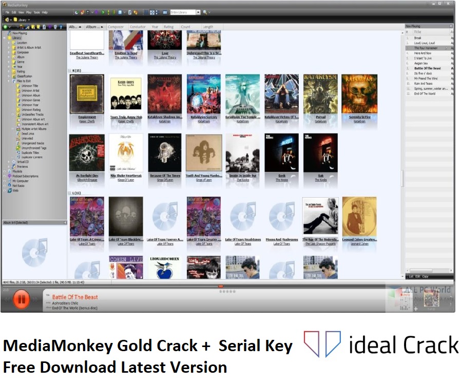 MediaMonkey Gold Crack Download
