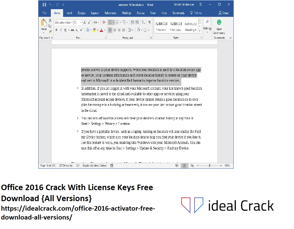 Office 2016 Crack Free Download