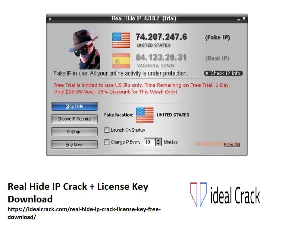Real Hide IP Crack
