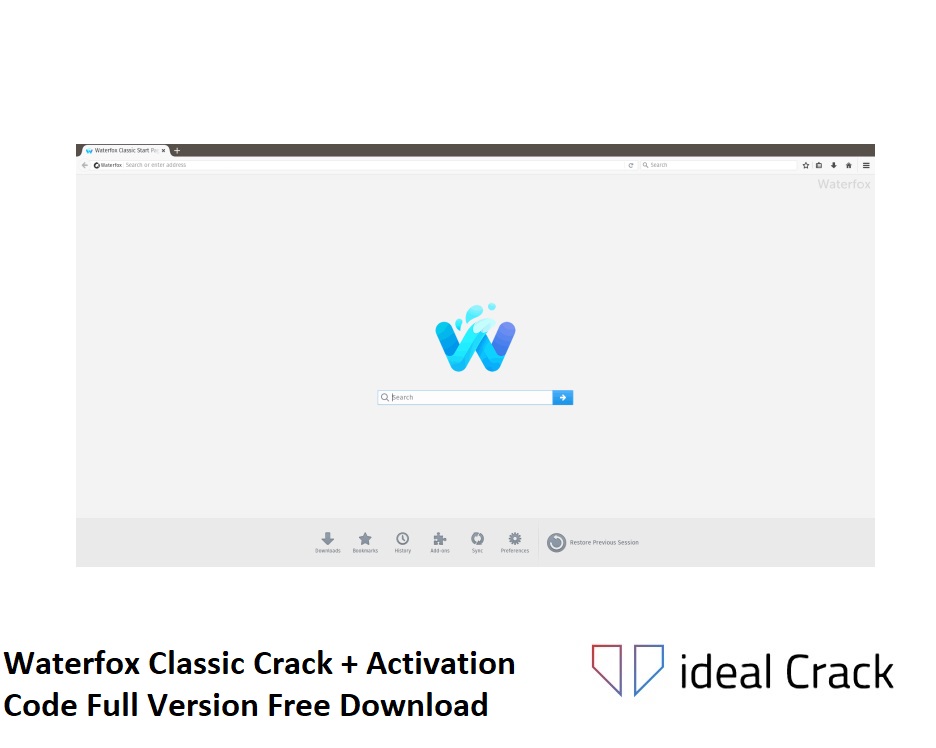 Waterfox Classic Crack Download