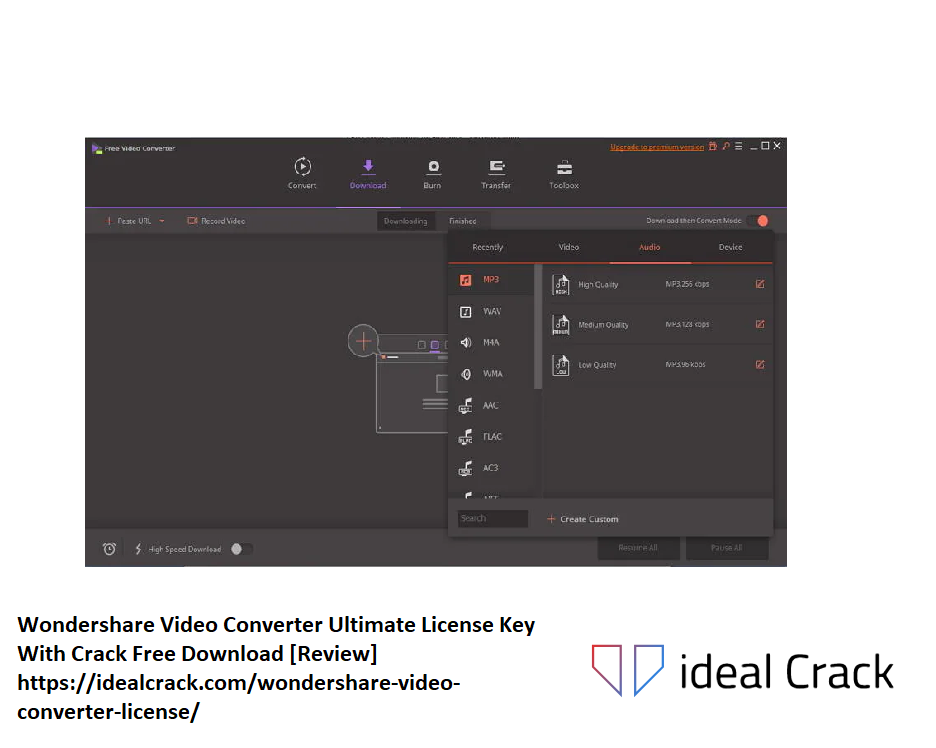 Wondershare Video Converter Ultimate License Key