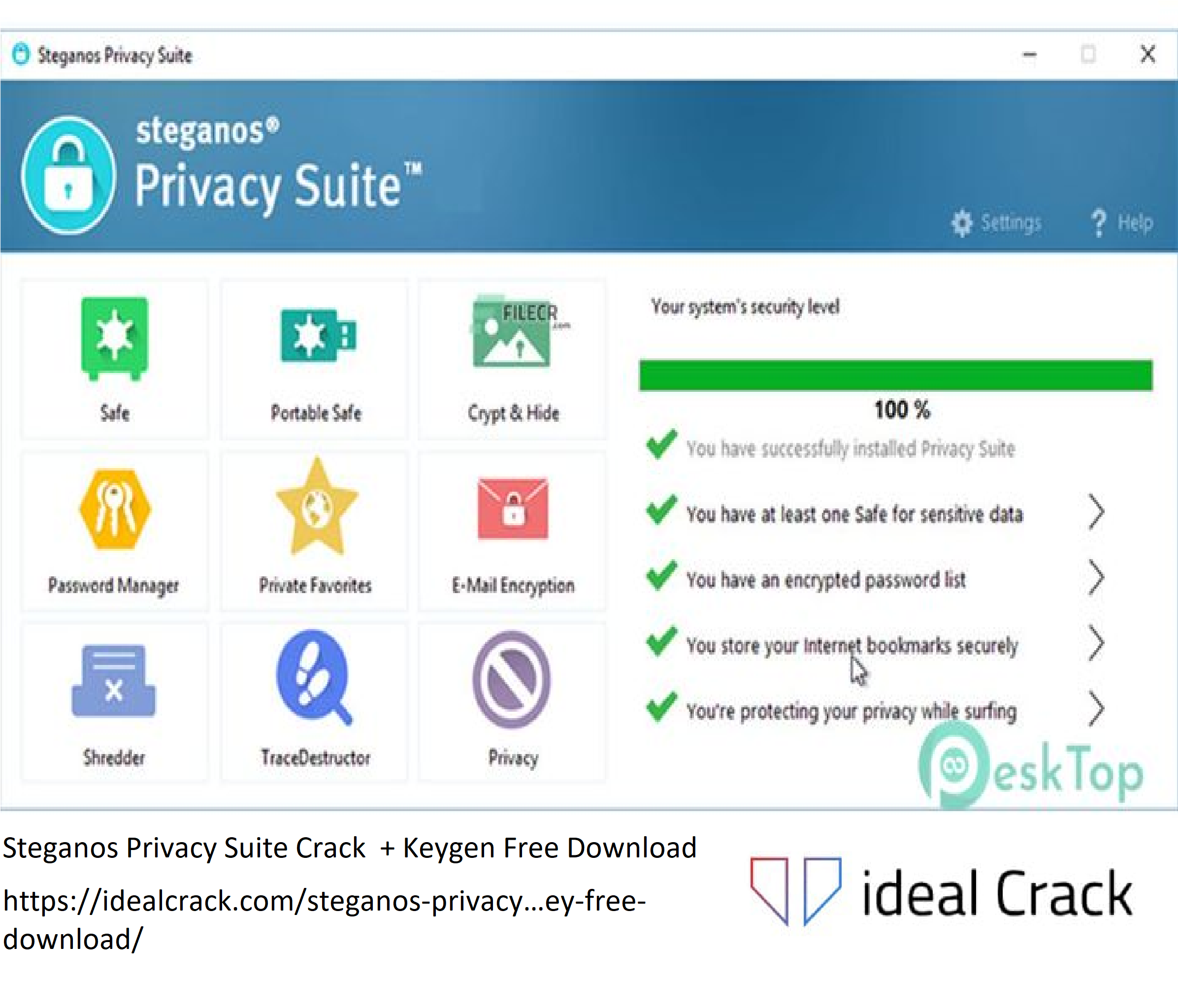 Steganos Privacy Suite Crack