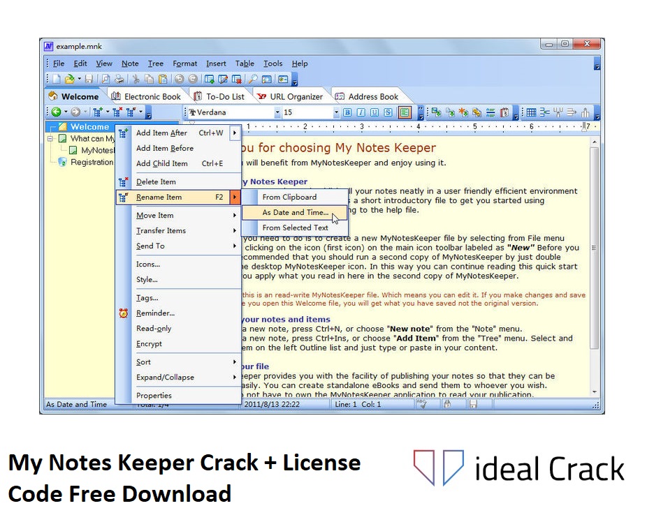 My Notes Keeper Crack Download