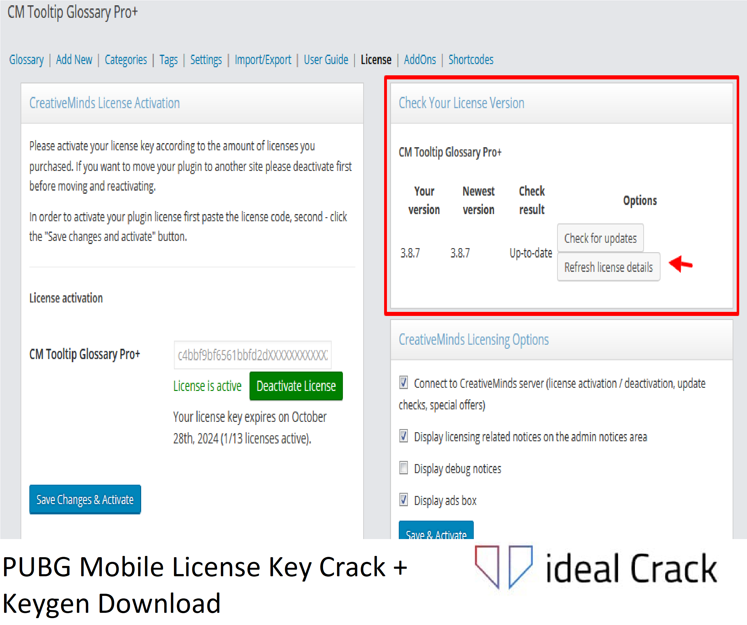 PUBG Mobile License Key Crack