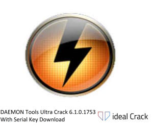 DAEMON Tools Ultra Crack 6.1.0.1753 With Serial Key Download