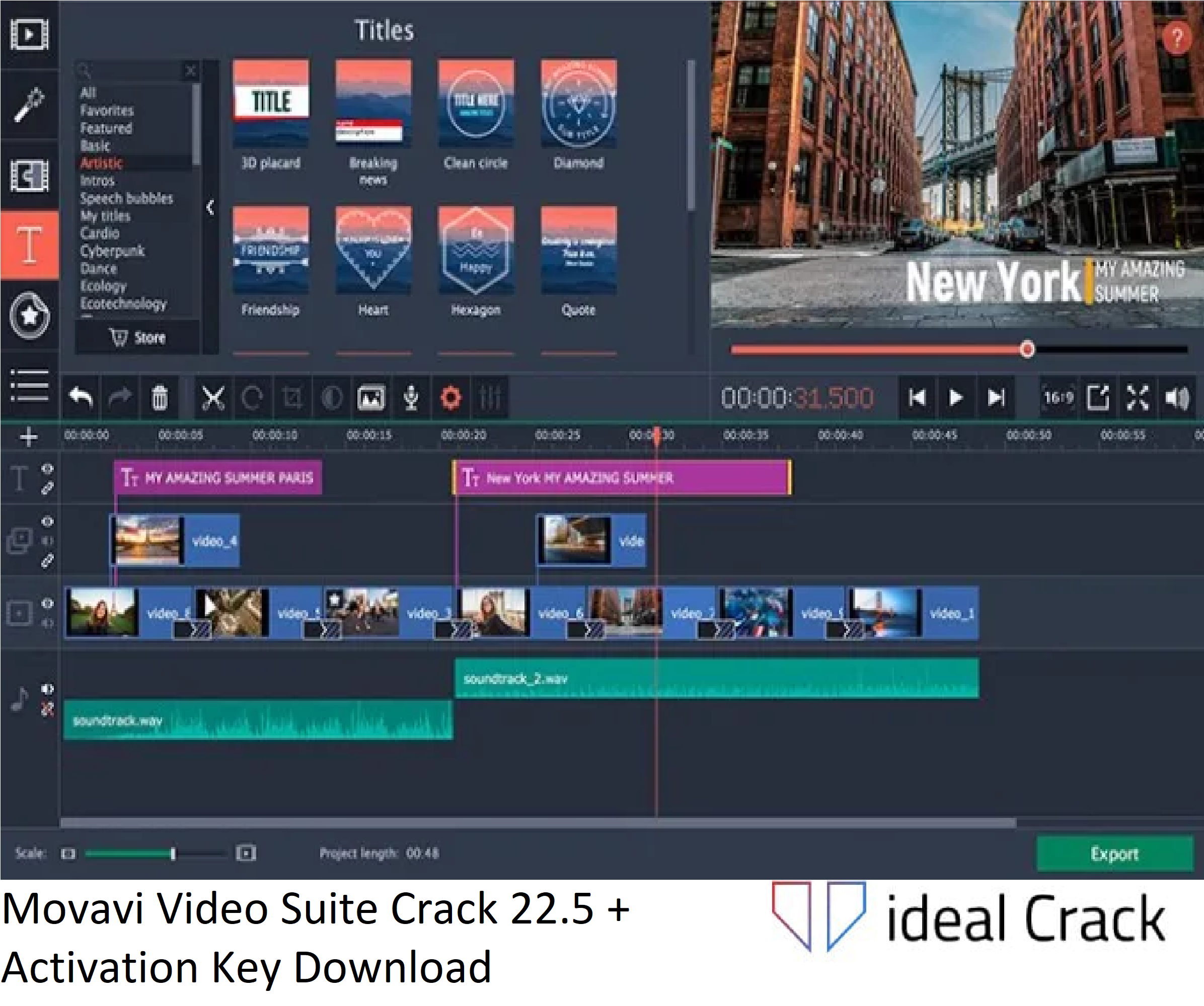 Movavi Video Suite Crack 22.5 + Activation Key Download