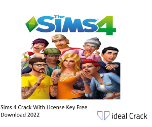 Sims 4 Crack With License Key Free Download 2022