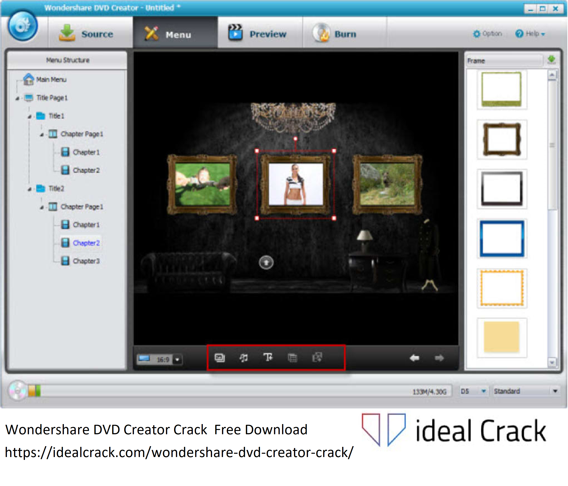 Wondershare DVD Creator Crack 6.6.5.195 Free Download
