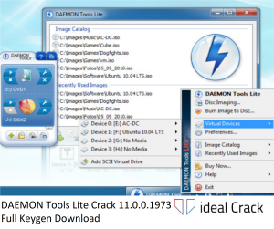 DAEMON Tools Lite Crack 11.0.0.1973 Full Keygen Download