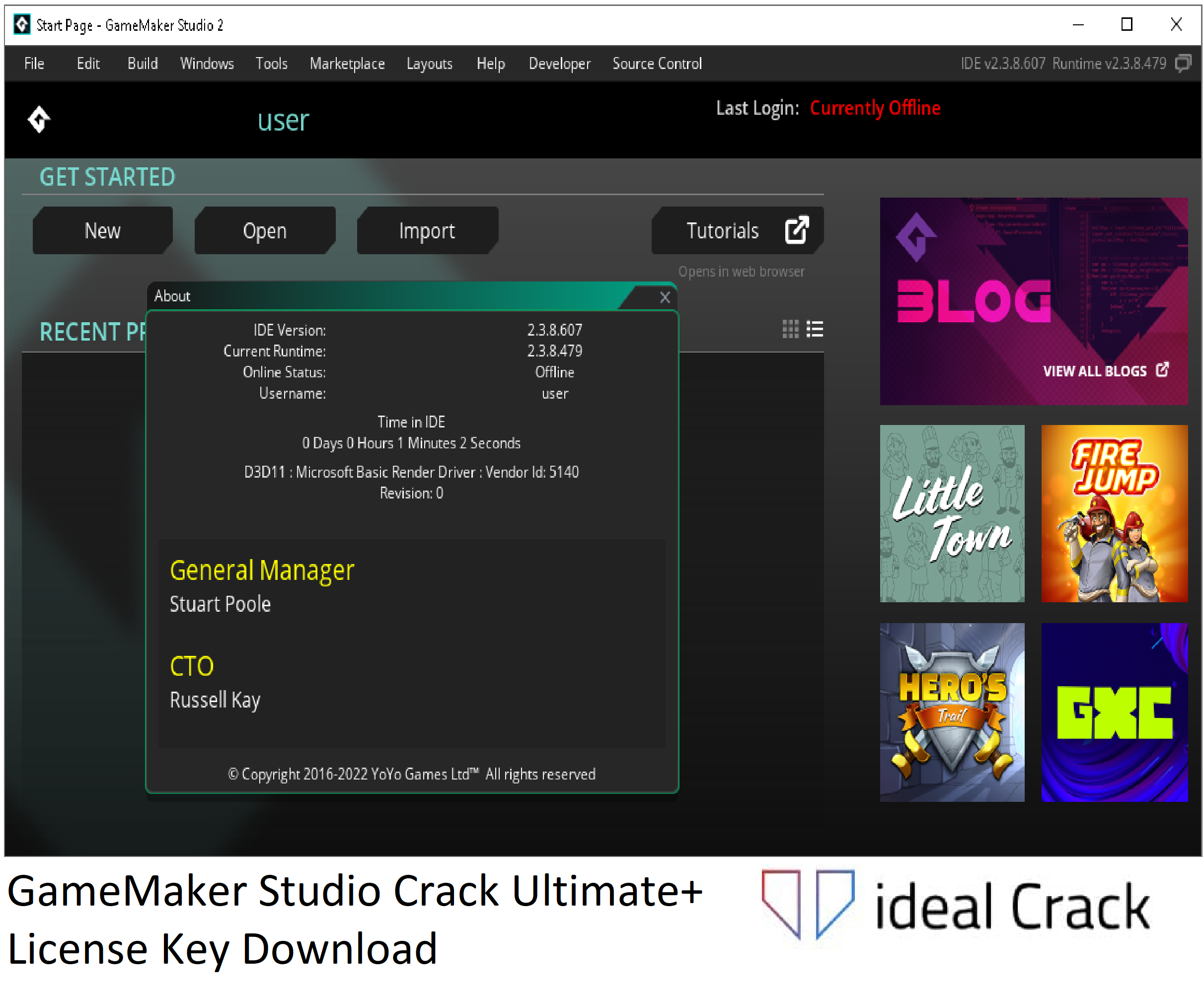GameMaker Studio Crack Ultimate+ License Key Download