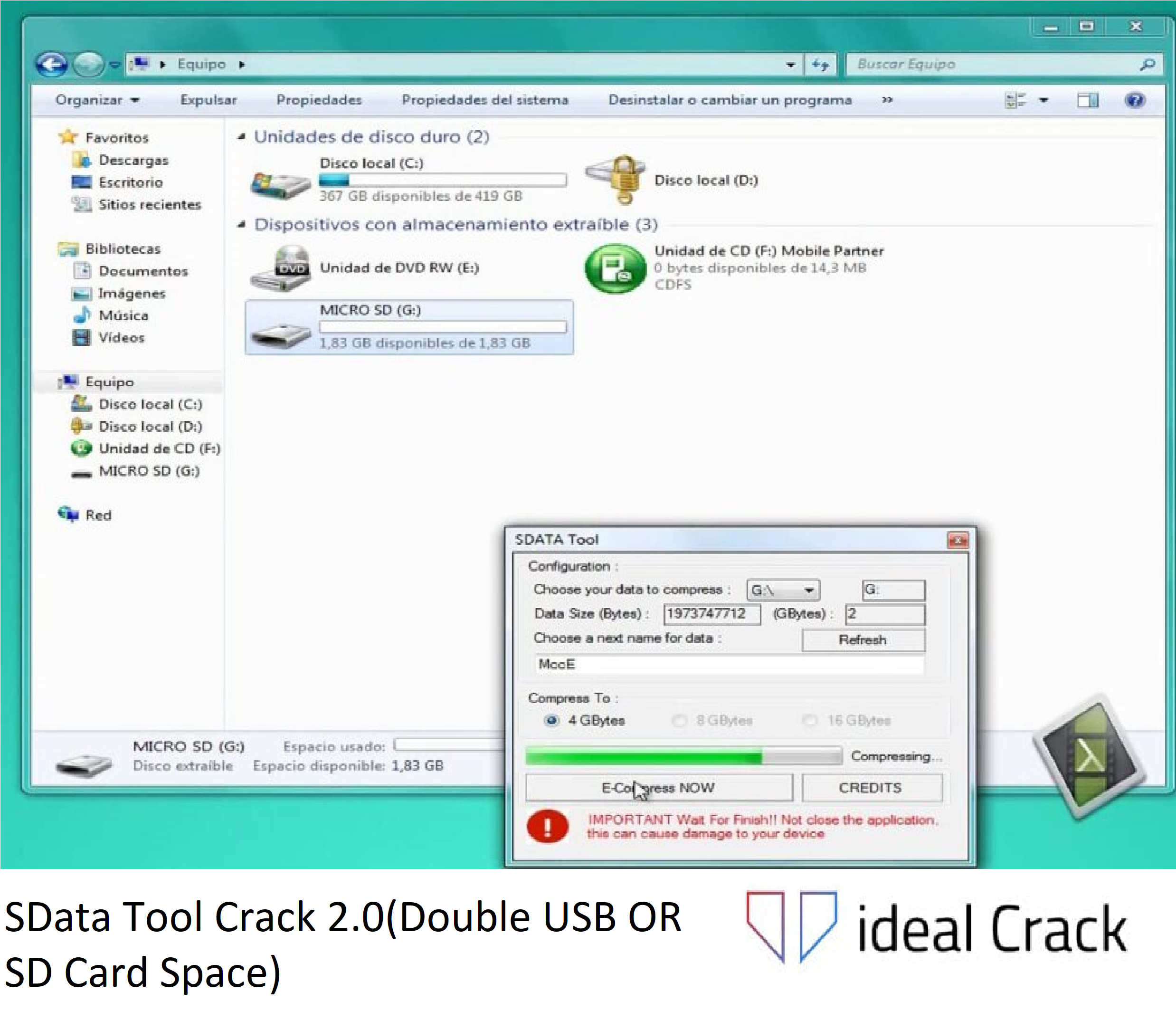 SData Tool Crack 2.0(Double USB OR SD Card Space) 