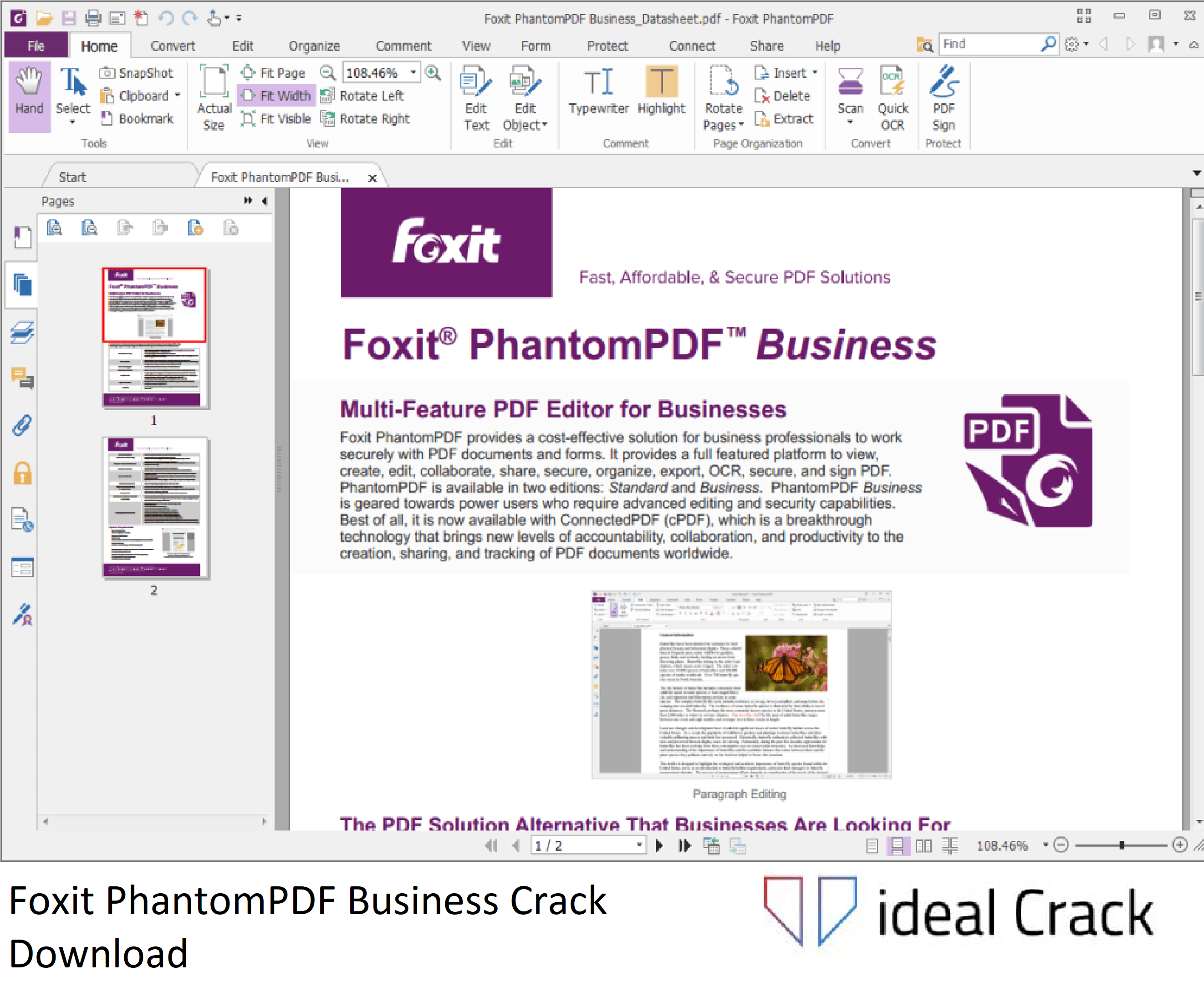 Foxit PhantomPDF Business Crack Download 2023