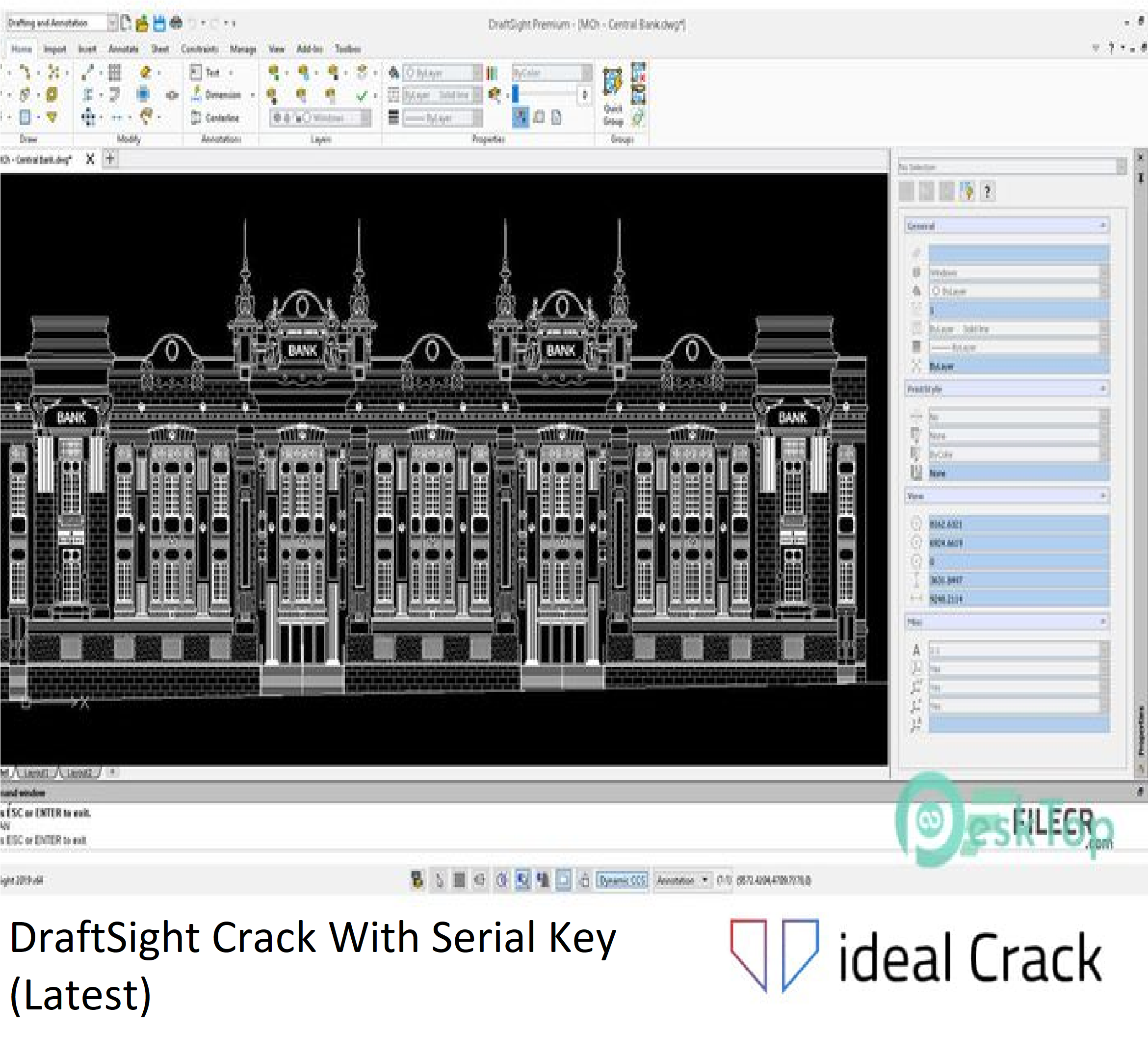 DraftSight Crack With Serial Key (Latest) 2023