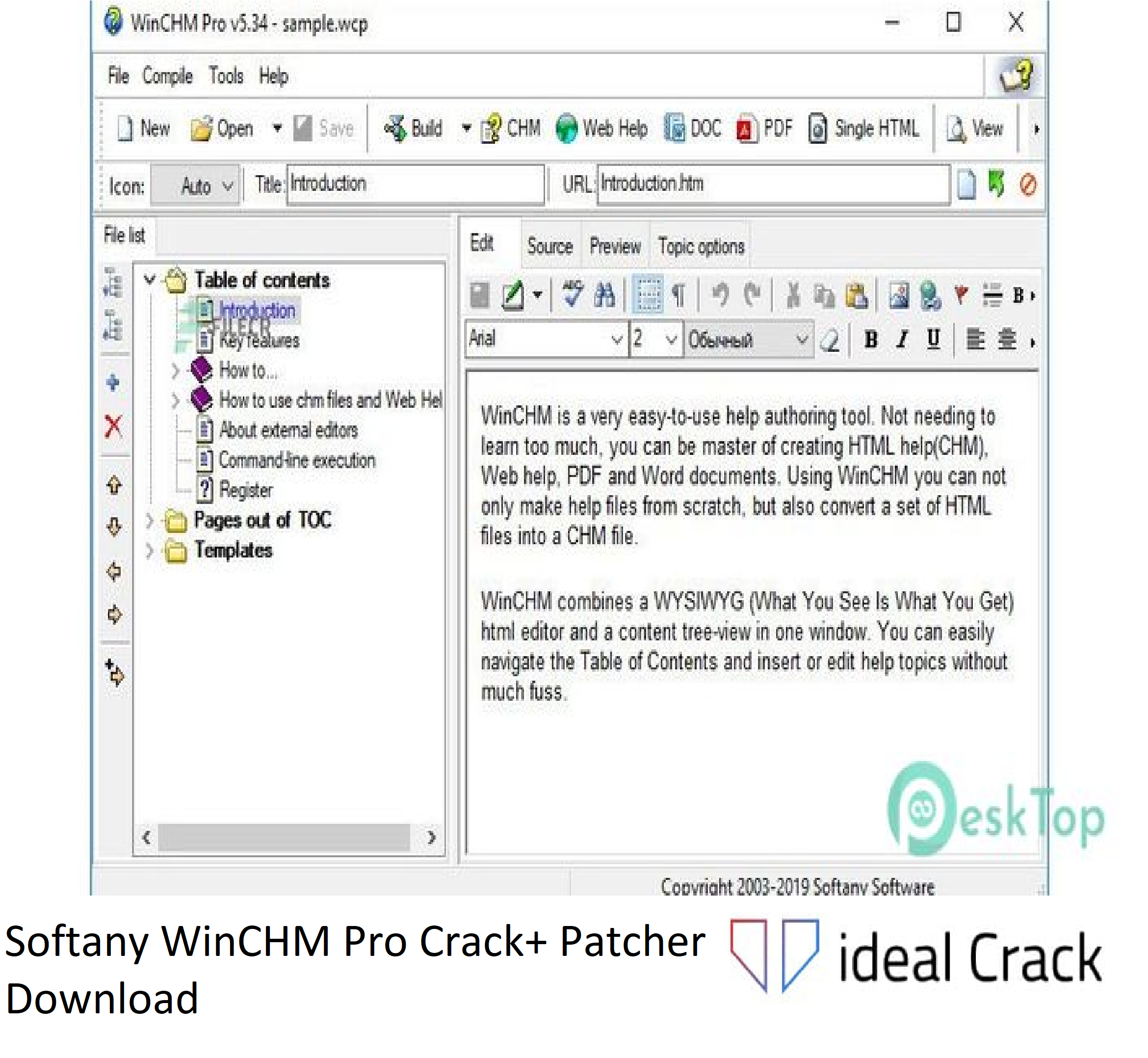 Softany WinCHM Pro Crack+ Patcher Download
